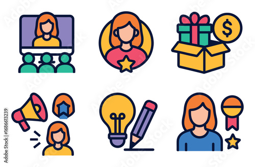 Blogger Benefits Icons
