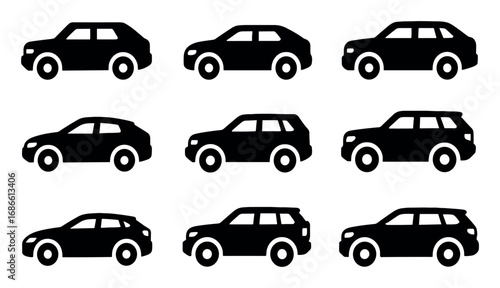 SUV Icon Grid