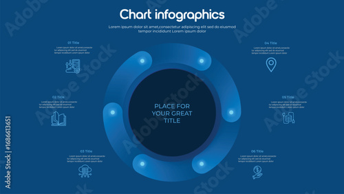 vector illustration of a blue background