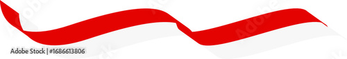 Free Download Flag ribbon indonesia - GFXLoad
