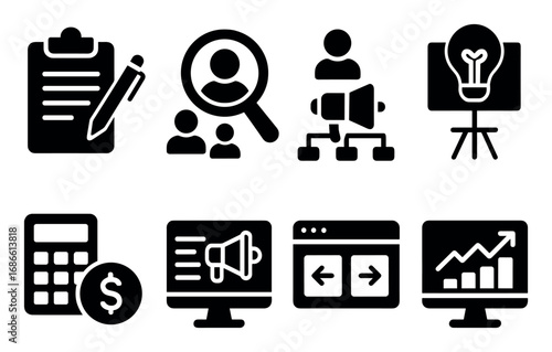 Ad Campaign Icon Grid
