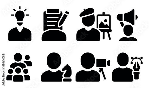 Advertising Icons Grid