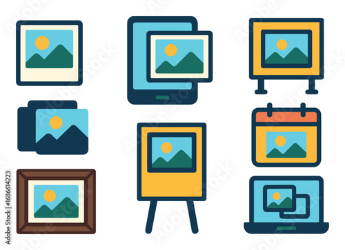 Colorful Photography Icons