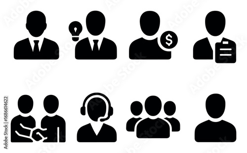 Business Icons Grid