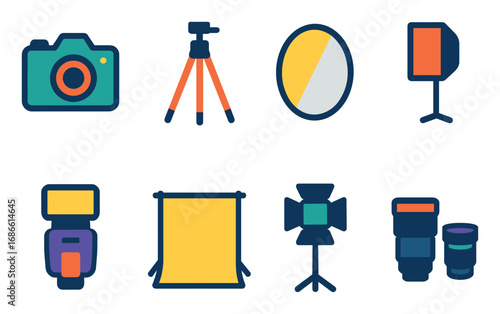 Photography Gear Icons