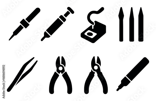 Soldering Tools Icons