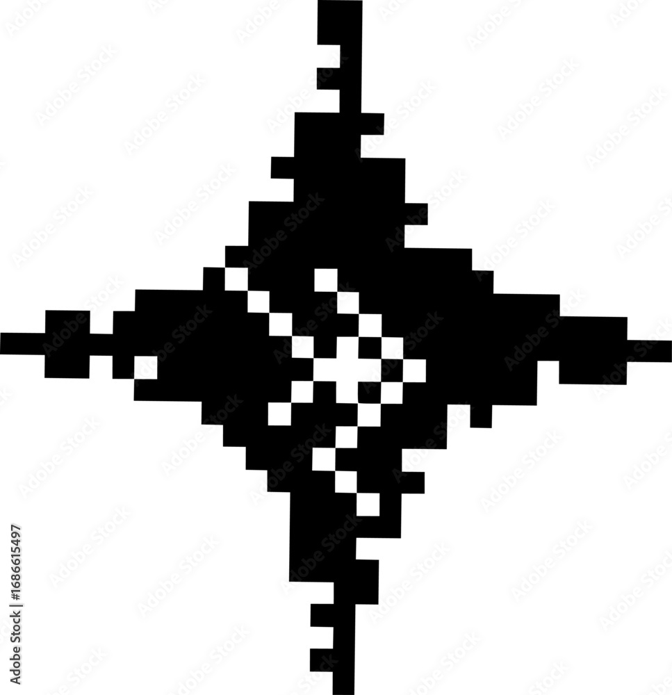 Fototapeta premium Halftone Star