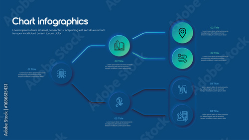 vector illustration of a blue background
