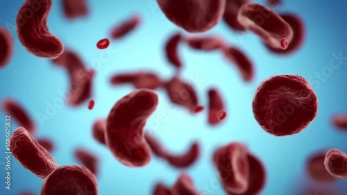 sickle cell anemia red blood cells microscopy