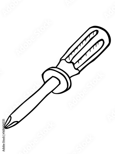 Essential handyman tool, the versatile screwdriver for all your repair projects and DIY needs.