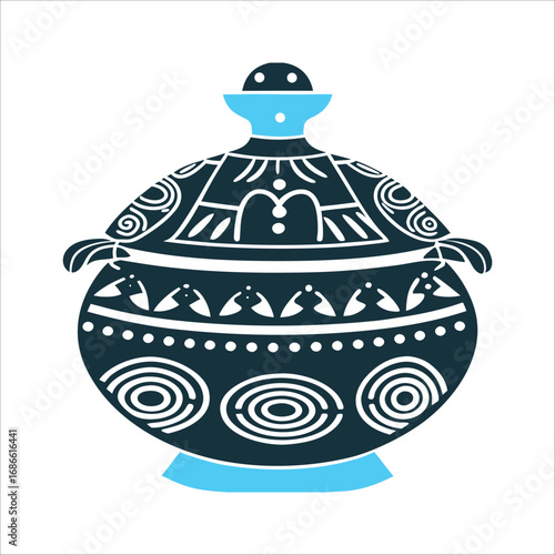 Filipino Anito Spirit Vessel Jar Illustration A spirit vessel jar or figurine for ancestors Filipino Babaylan Anito
