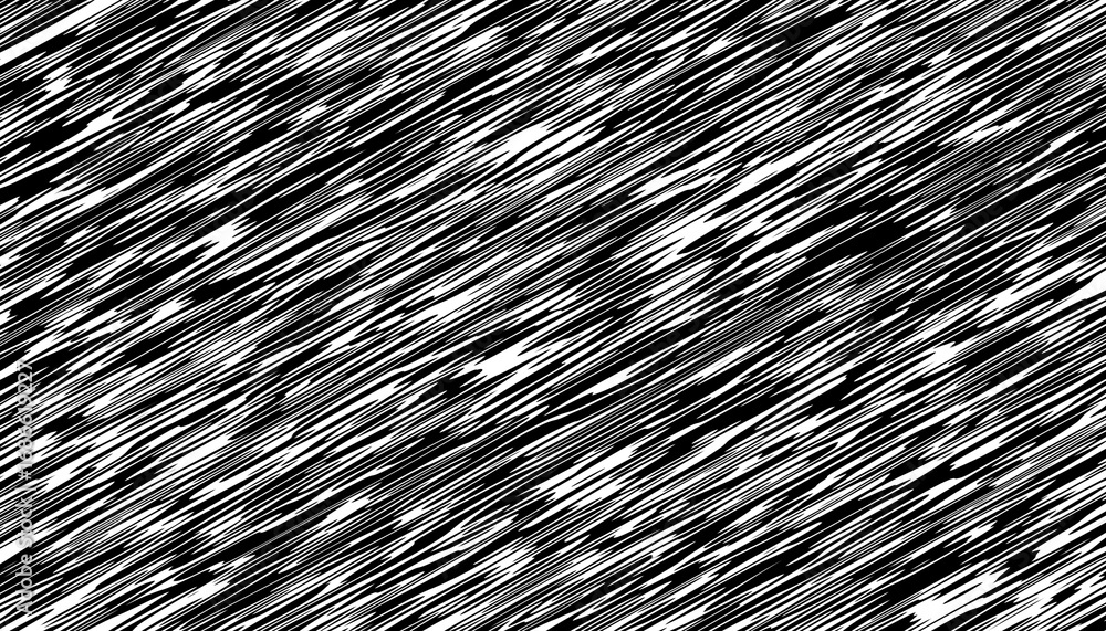 Fototapeta premium Abstract Black and Transparent Overlay Grunge Texture with Streaks, Scratches, and Wear Marks. Black Overlay background