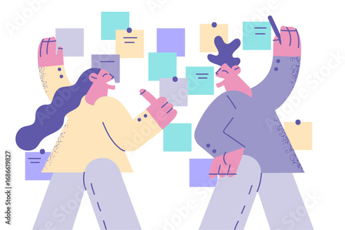 Business planning and teamwork concept