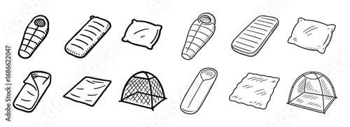 Camping Gear Icons