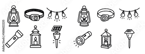 Tentcamp Lighting Icons