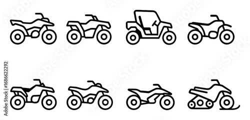 Quad Bike Icons
