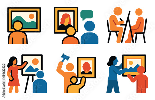 Art Exhibition Icons