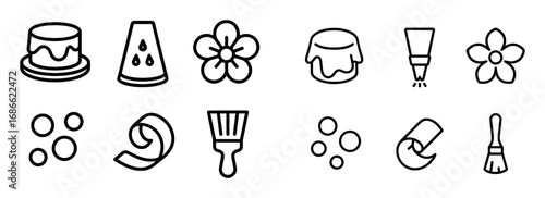 Pastry Chef Icons