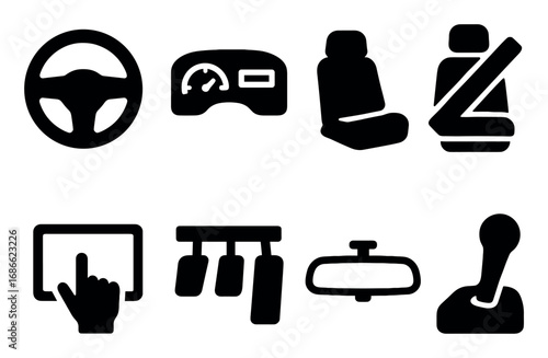 Car Interior Icons