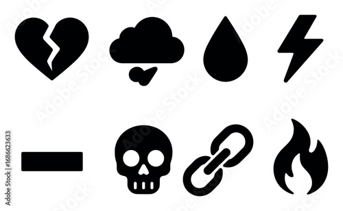 Negative Emotions Icons