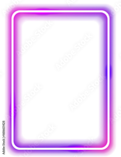 Purple Neon Frame