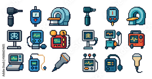 Pixel Medicine Icons
