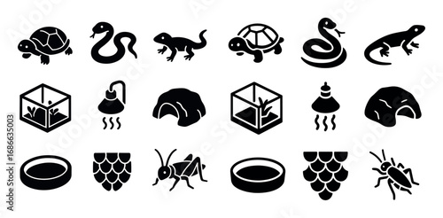 Reptile Icons Grid