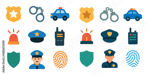 Police Icon Set