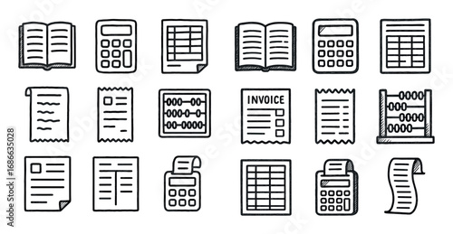 Finance Icons Grid