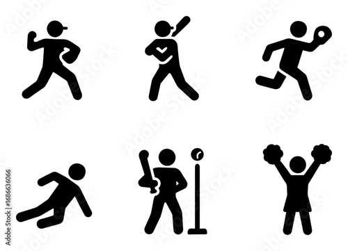 Baseball Activity Icons