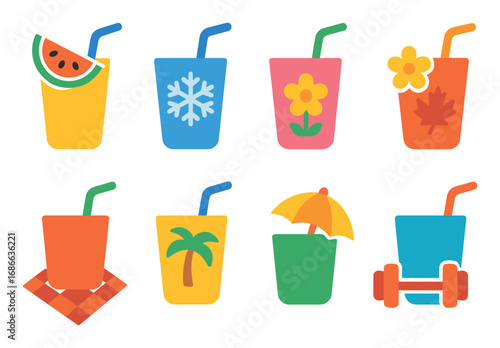 Seasonal Thirst Icons
