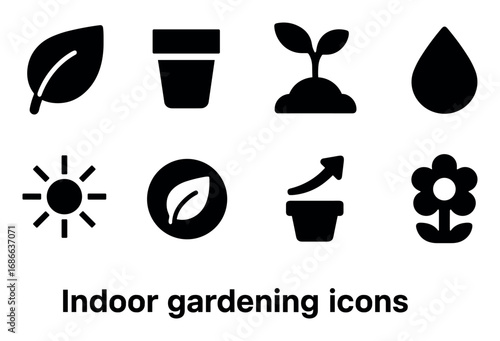Indoor Gardening Icons