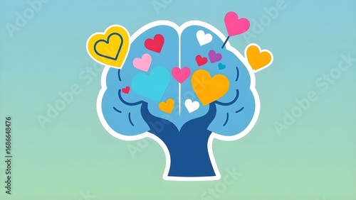 Wallpaper Mural Creative Artistic Mental Health Brain Heart Torontodigital.ca