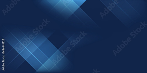 Modern dark navy blue silver abstract pattern background. Geometric shape. Line triangle angle modern