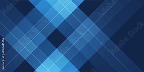 Modern dark navy blue silver abstract pattern background. Geometric shape. Line triangle angle simple abstract modern