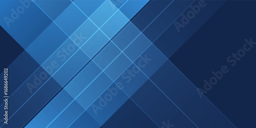 Modern dark navy blue silver abstract pattern background. Geometric shape. Line triangle angle simple abstract