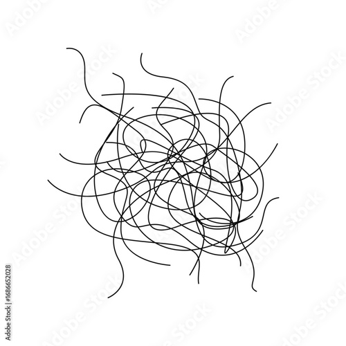 hair loss, alopecia concept. vector illustration