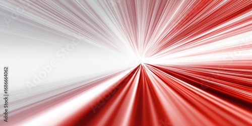 Red glowing light line with futuristic motion effect and abstract automobile blur, dynamic laser trail and beam streak isolated on transparent PNG background, speed and night city design element