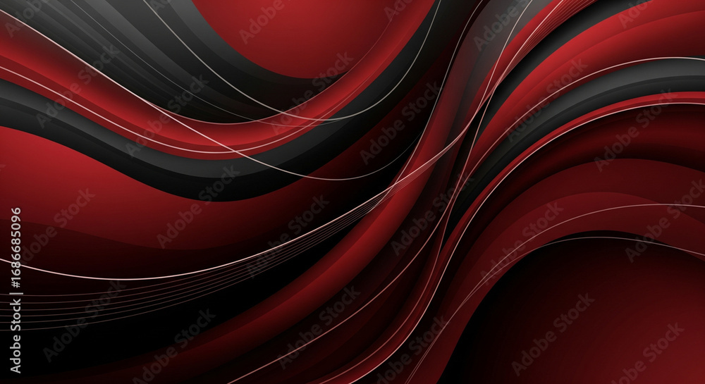 Obraz premium red and black background
