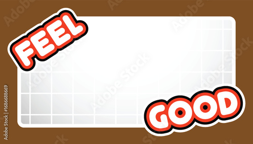 feel good editable text effect template