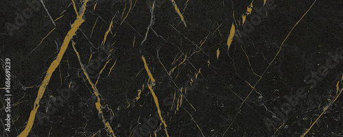 black marble texture with gold veins