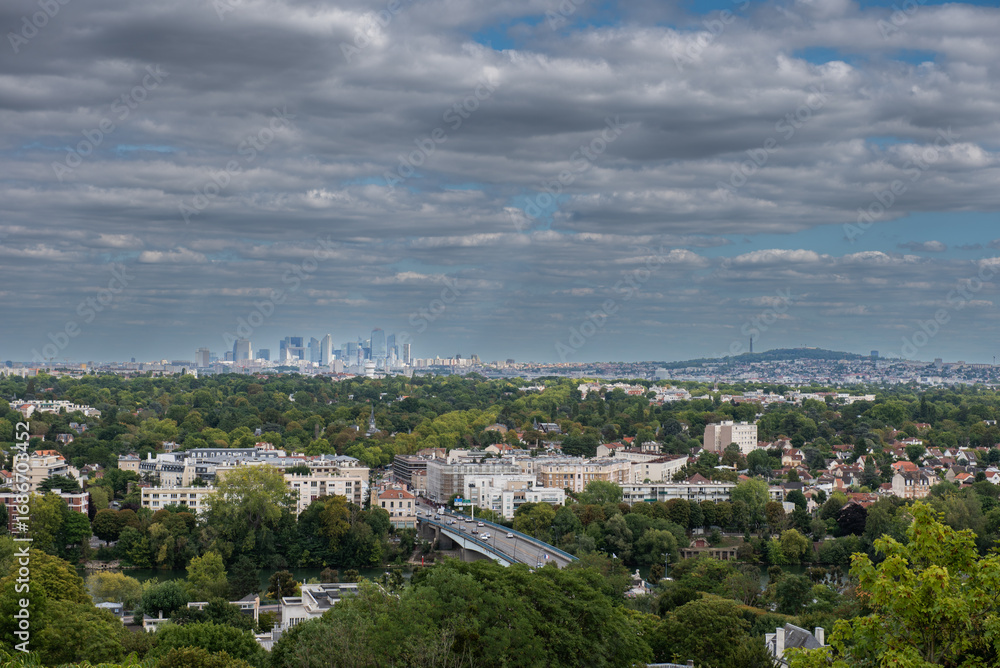 Fototapeta premium Saint Germain en Laye, a comfortable and nice city in the surroundings of Paris