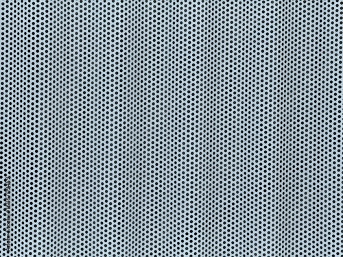 Perforated metal sheet with circular pattern