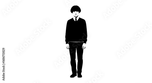 the silent diplomat awaiting the crucial negotiation, isolated on transparent background