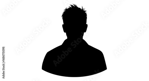 the unseen potential a silhouette of hidden strength and quiet power, isolated on transparent background