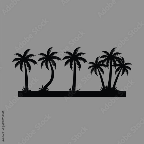 palm tree silhouette