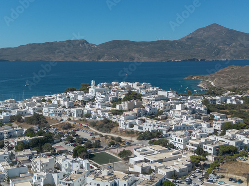 Fotografie aeree dell isola di Milos in grecia
