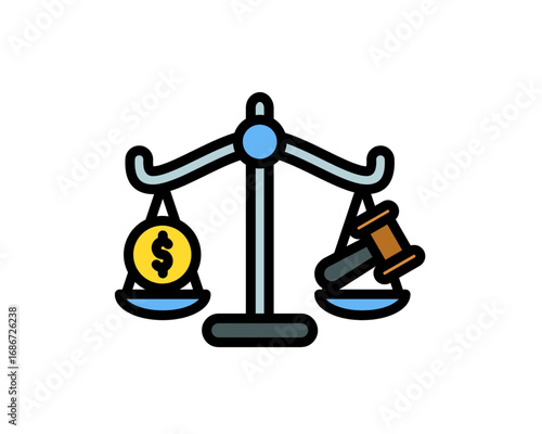 Balancing Justice and Finance A Visual Representation of Legal Costs and Financial Outcomes