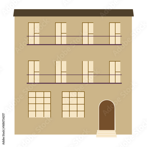 classic bulding illustration