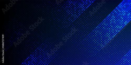 Digital technology background. Digital data square blue pattern pixel background. modern creative trendy design